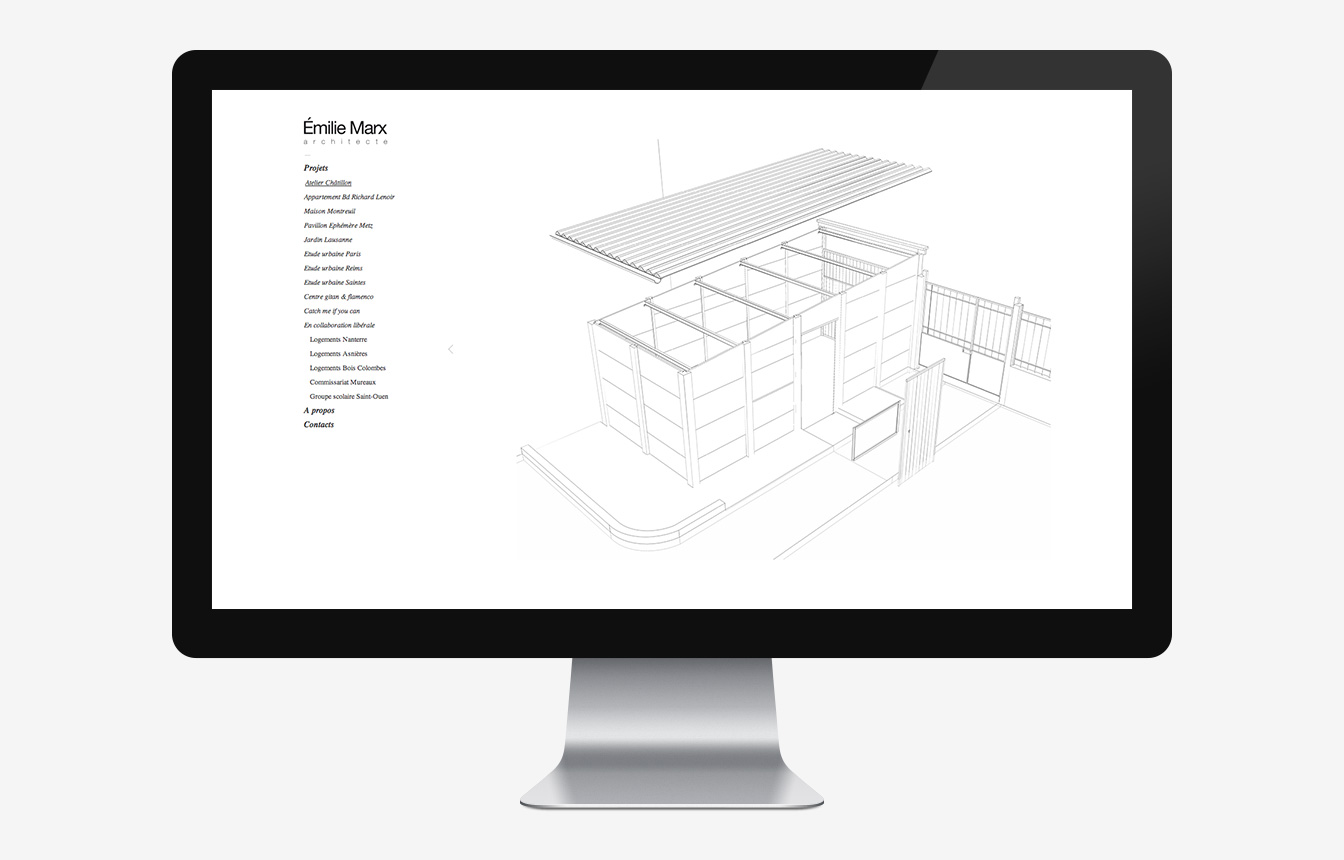 Emilie Marx - Site Web