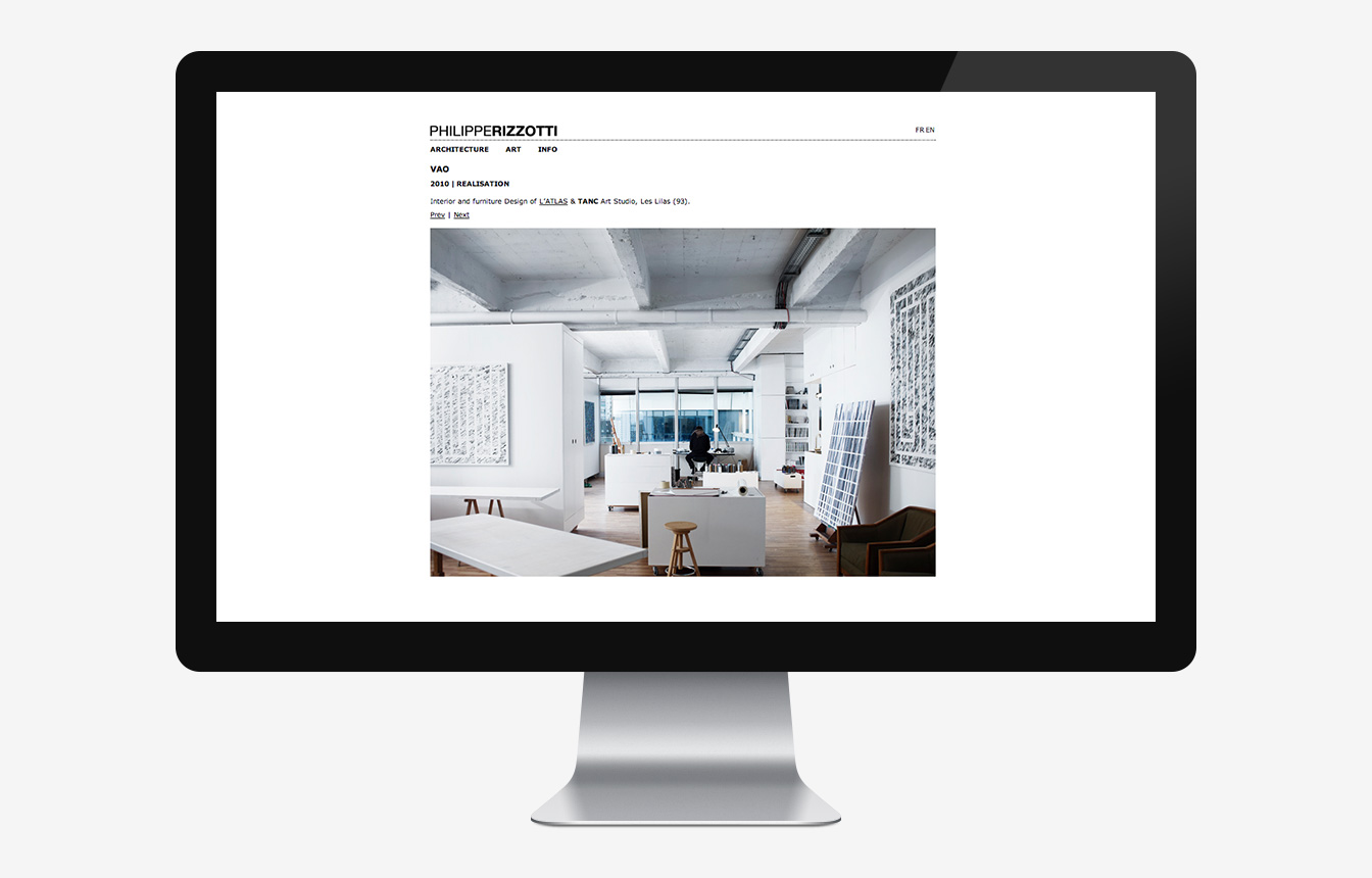 Philippe Rizzotti - Site Web